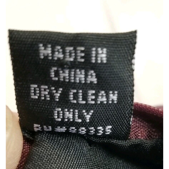 Kenneth Cole Tie New York 100% Silk Handmade Red Gold Silver Diamond - Picture 5 of 7